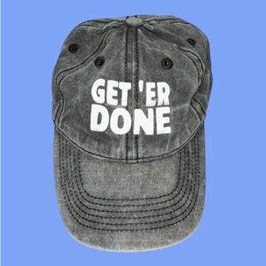 🙌🏻GET ‘ER DONE!! MU SHANG BRAND!!! UNISEX BASEBALL CAP!! ADJUSTABLE!